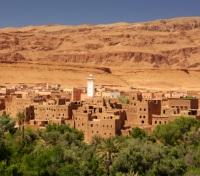 Moroccan Village in the Atlas Mountains Moroccan Village in the Atlas Mountains